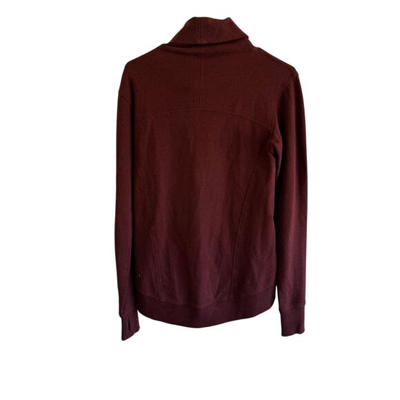 Lululemon On The Double Pullover Heathered Bordeaux Drama - Picture 3 of 5